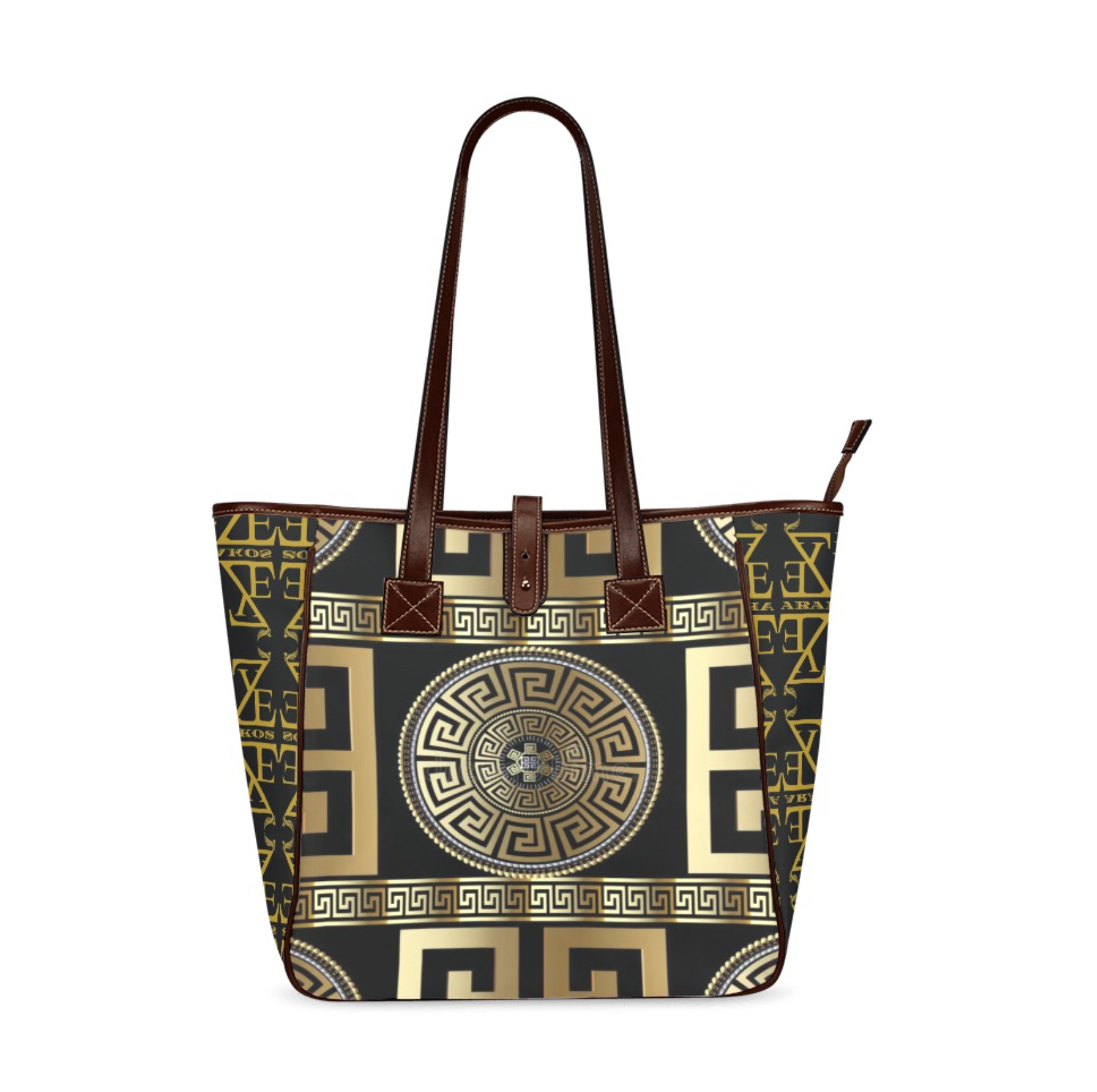 Greek Meander Tote Bag-2