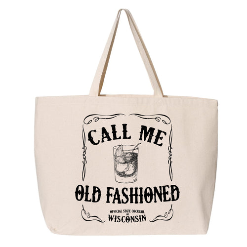 Call Me Old Fashioned Tote Bag | Shopping Bag JUMBO Tote-0